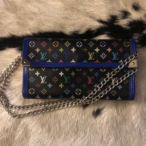 🔮REVAMPED🐩LOUIS VUITTON MULTICOLOR WALLET